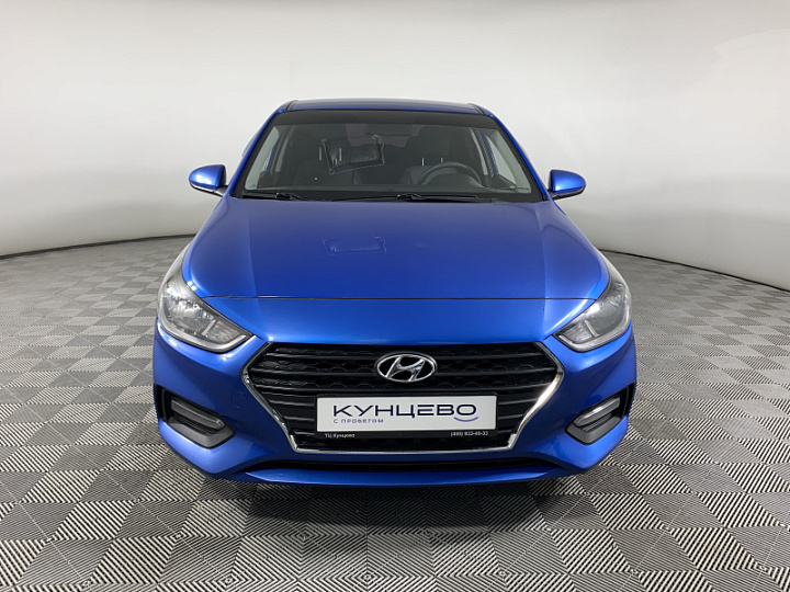 HYUNDAI Solaris 1.4, 2018 года, Механика, СИНИЙ