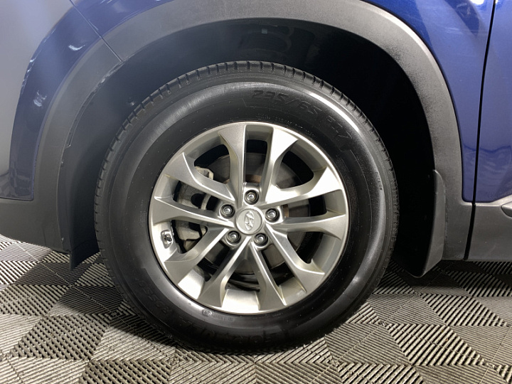 Hyundai Santa Fe 2.4, 2019 года, Автоматическая, Синий