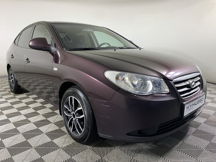 HYUNDAI Elantra 1.6, 2008 года, Механика, Вишневый