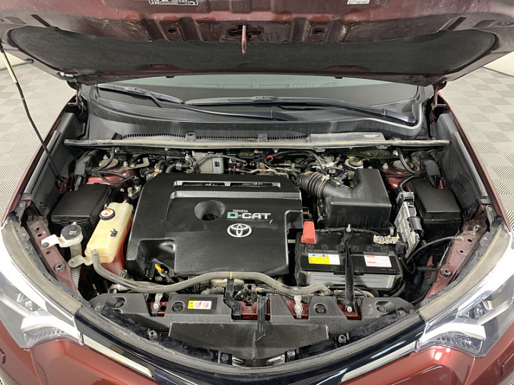 TOYOTA RAV4 2.2, 2019 года, Вариатор, ТЕМНО-БОРДОВЫЙ