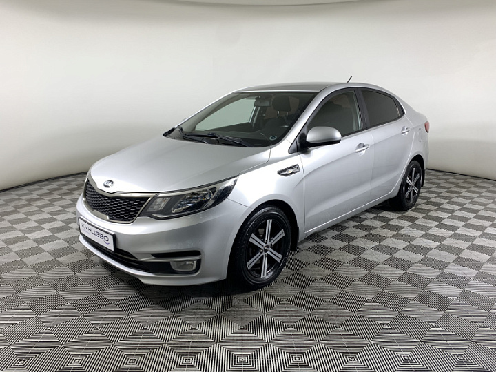 KIA Rio 1.6, 2017 года, Автоматическая, Серебристый