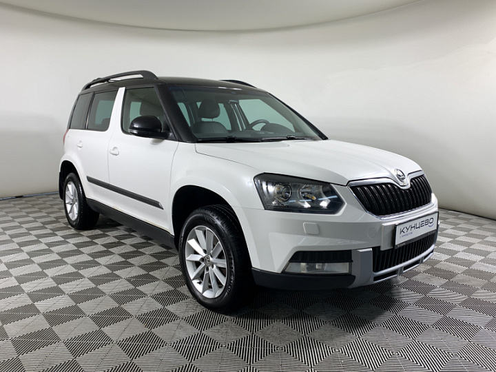 SKODA Yeti 1.8, 2015 года, Робот, БЕЛЫЙ