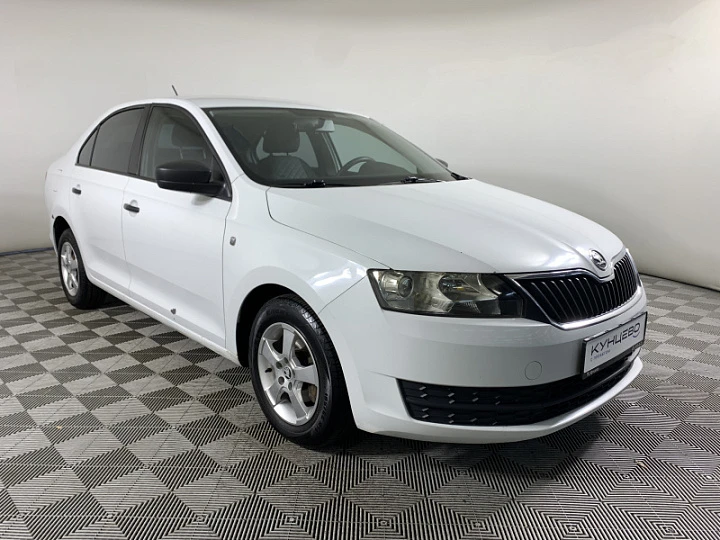 SKODA Rapid 1.2, 2014 года, Механика, БЕЛЫЙ