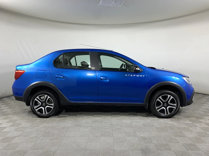 RENAULT Logan 1.6, 2019 года, Вариатор, Светло-синий