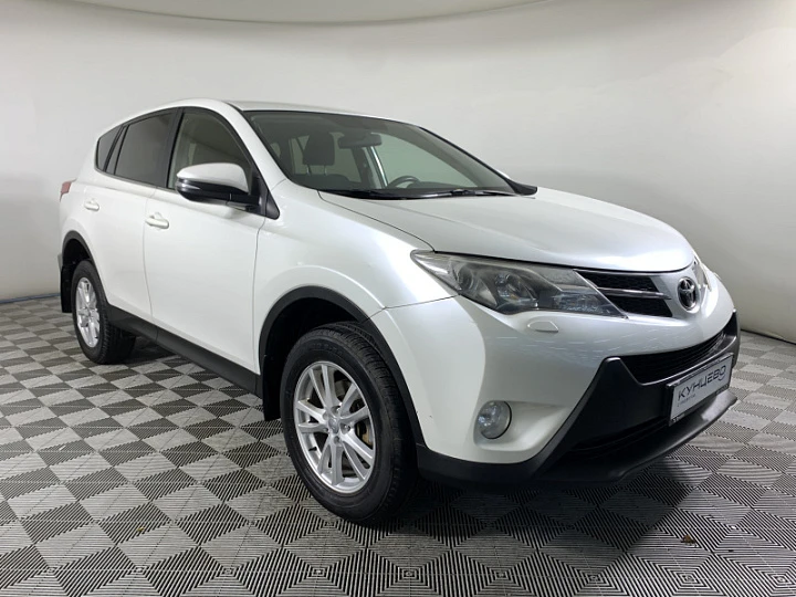 TOYOTA RAV4 2, 2014 года, Вариатор, БЕЛЫЙ