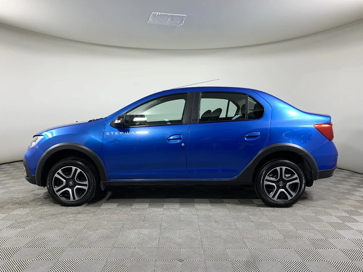 RENAULT Logan 1.6, 2019 года, Вариатор, Светло-синий