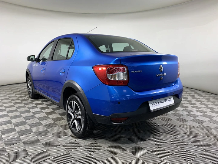 RENAULT Logan 1.6, 2019 года, Вариатор, Светло-синий