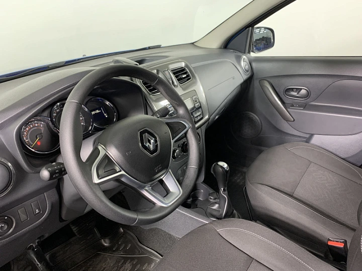 RENAULT Logan 1.6, 2019 года, Вариатор, Светло-синий