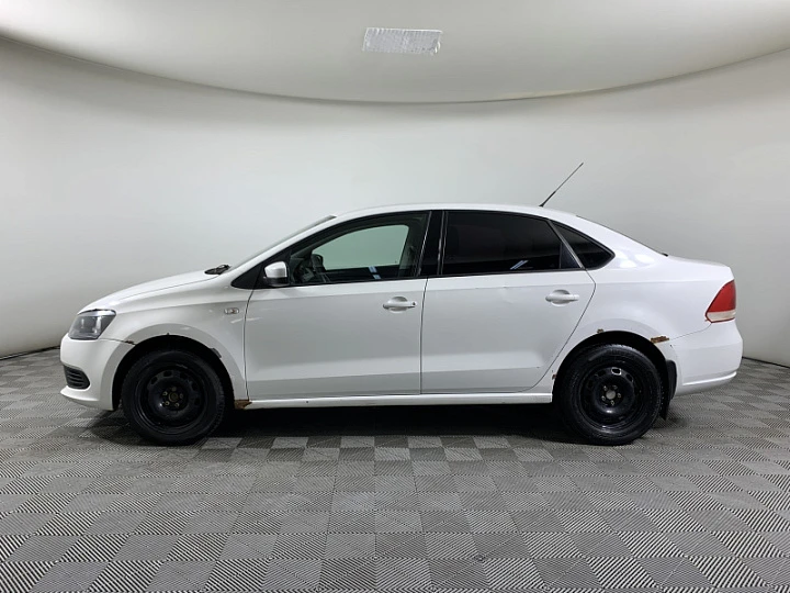 VOLKSWAGEN Polo 1.6, 2012 года, Автоматическая, БЕЛЫЙ