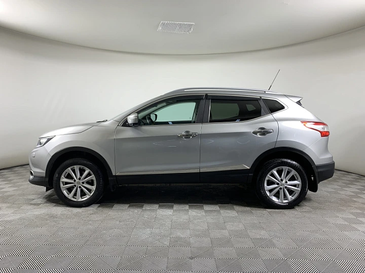 NISSAN Qashqai 2, 2014 года, Вариатор, Серебристый