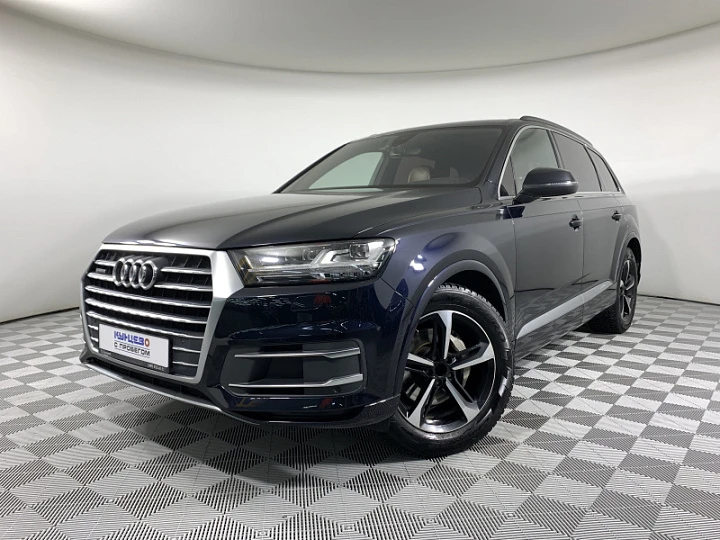 Ауди Q7 Синяя