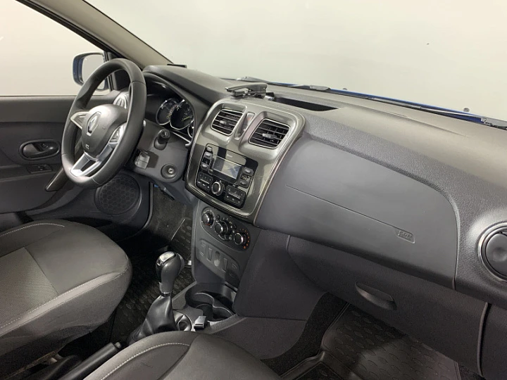 RENAULT Logan 1.6, 2019 года, Вариатор, Светло-синий