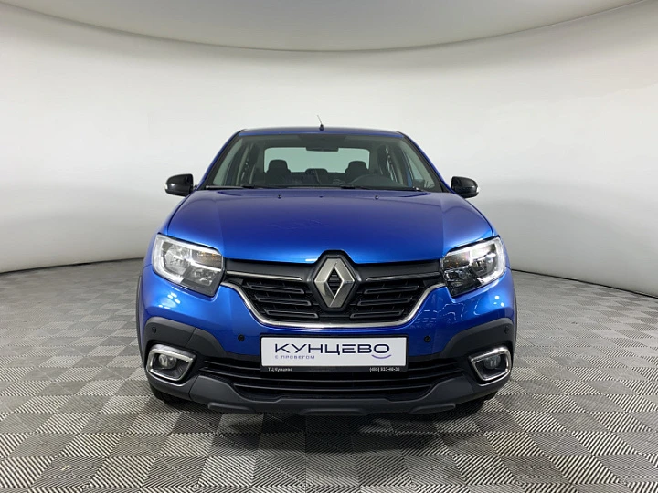 RENAULT Logan 1.6, 2019 года, Вариатор, Светло-синий
