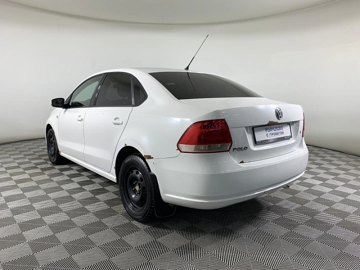 VOLKSWAGEN Polo 1.6, 2012 года, Автоматическая, БЕЛЫЙ