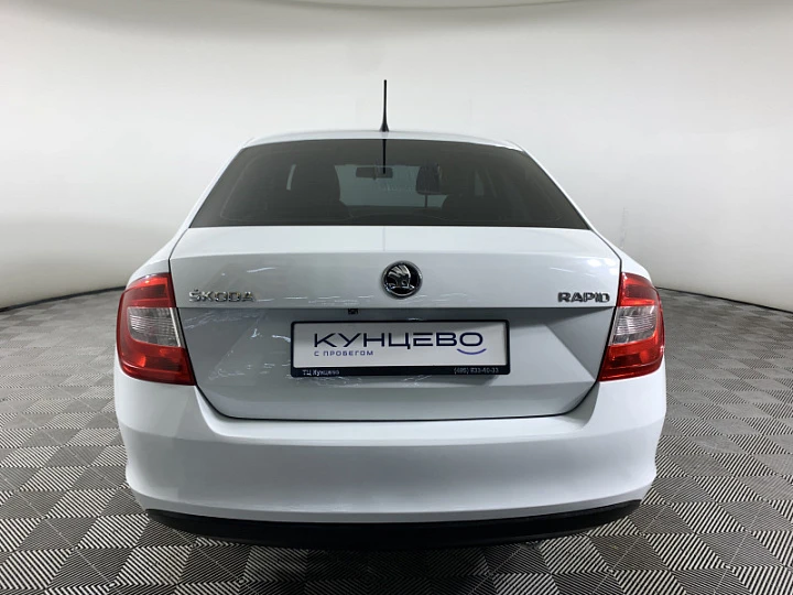 SKODA Rapid 1.2, 2014 года, Механика, БЕЛЫЙ