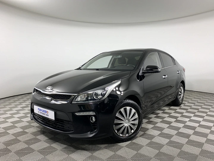Киа Рио Черная Фото